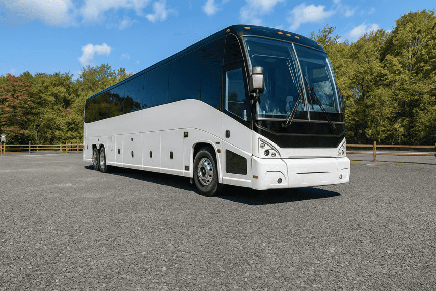 picture of Charter Bus Rental Dearborn Heights coach bus